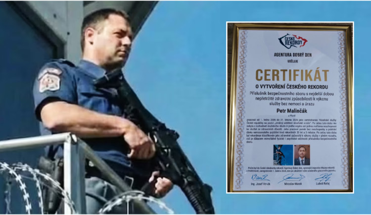 Dozorce je v knize rekordů. Nemusel sníst tuny jídla ani podávat sportovní výkony