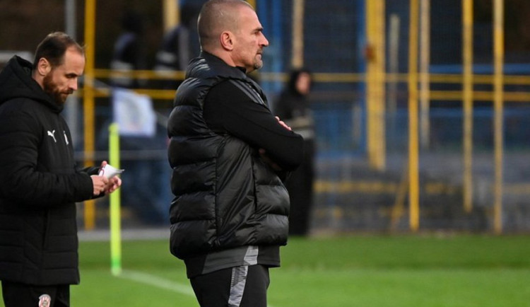 Po dnešním průšvihu jsme úplně na dně, hodnotí situaci FC Vysočina kouč Nikl. Foto: FC Vysočina Jihlava