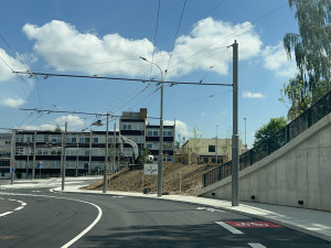 FOTO, VIDEO: Po Evropské ulici v Jihlavě už jezdí auta, má jich být šestnáct tisíc denně