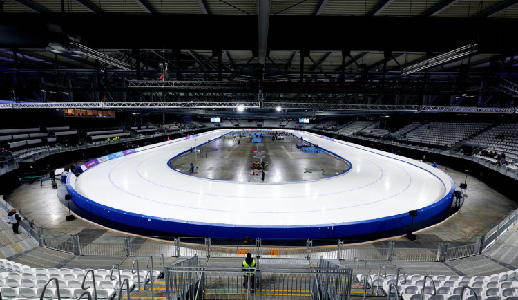 Rychlobruslařská hala pro ZOH 2026. Foto: Olympijský tým