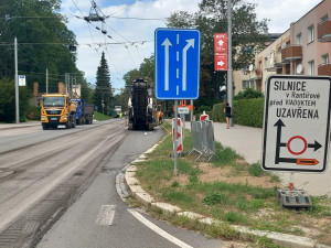 FOTO, VIDEO: Frekventovaná Žižkova ulice v Jihlavě ztichla, chystá se její oprava