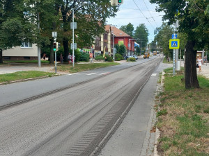 FOTO, VIDEO: Frekventovaná Žižkova ulice v Jihlavě ztichla, chystá se její oprava