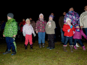 Novoroční ohňostroj v Cejli na Jihlavsku