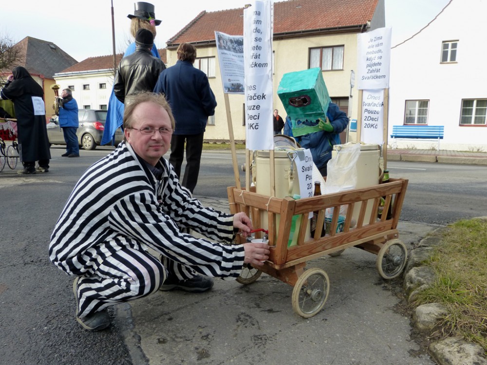 Dolní Cerekví na Jihlavsku prošel masopustní průvod