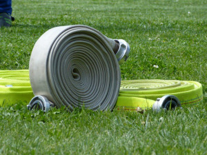 Dobrovolní hasiči - okrsková soutěž v Batelově, 7.5.2016