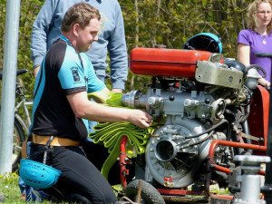 Dobrovolní hasiči - okrsková soutěž v Batelově, 7.5.2016