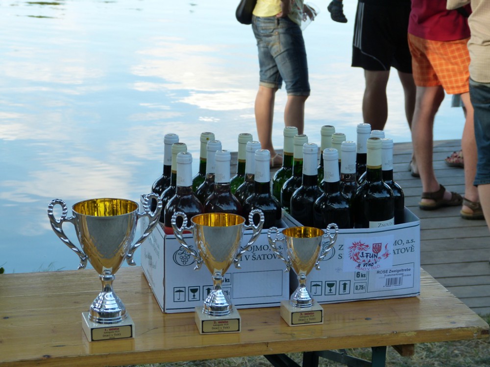 Závody dračích lodí v Telči 2016