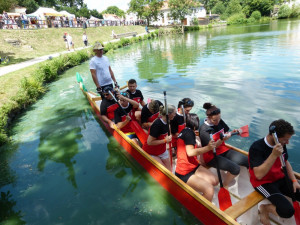 Závody dračích lodí v Telči 2016