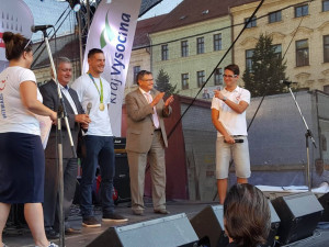 Slavnostní přivítání Lukáše Krpálka v Jihlavě