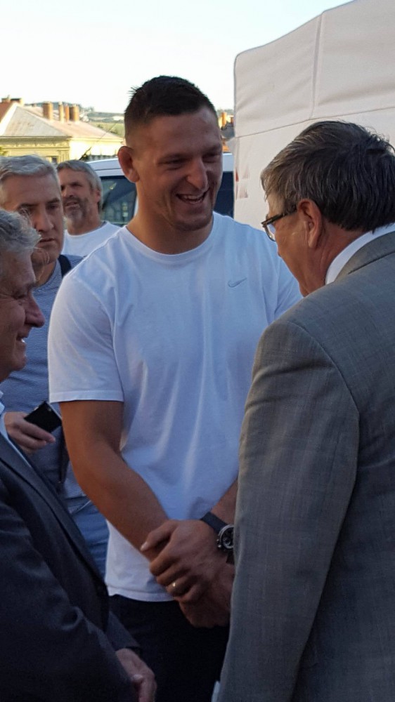 Slavnostní přivítání Lukáše Krpálka v Jihlavě