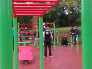 Otevření workout hřiště na Skalce