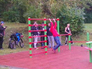 Otevření workout hřiště na Skalce