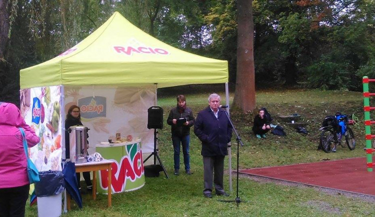 Otevření workout hřiště na Skalce