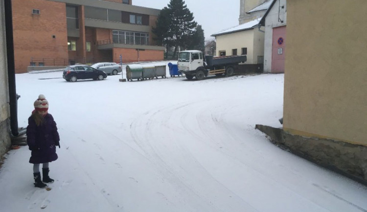 První sníh na Vysočině očima čtenářů Jihlavské Drbny