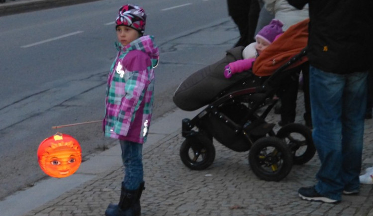 Svatomartinský průvod v Třešti