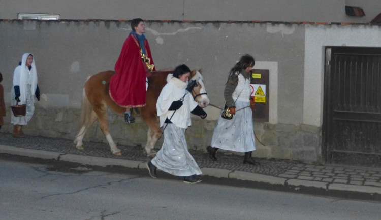 Svatomartinský průvod v Třešti