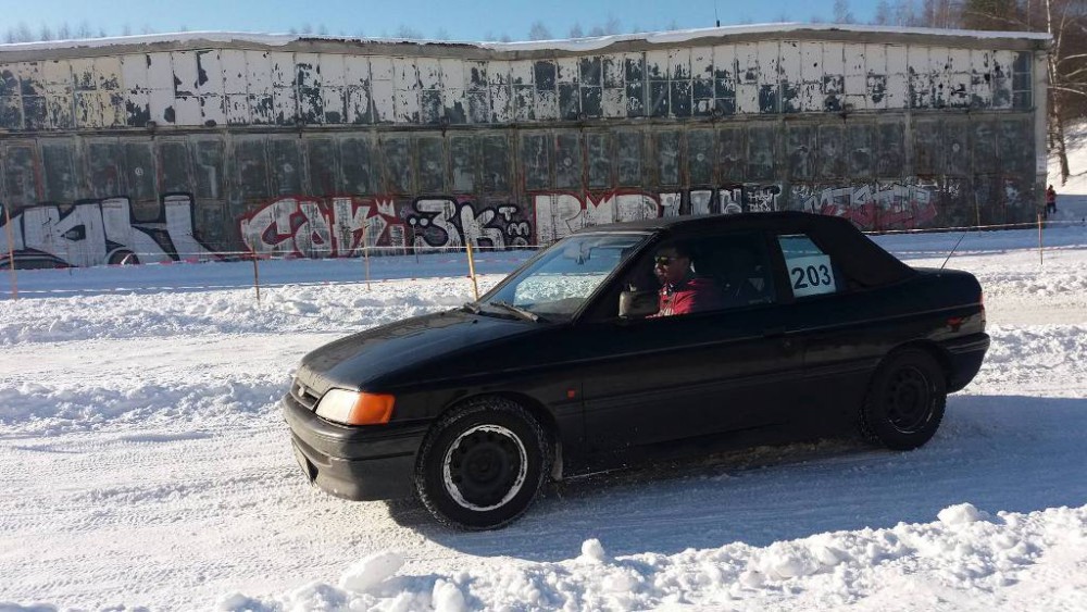 Sněžná rally v Pístově u Jihlavy