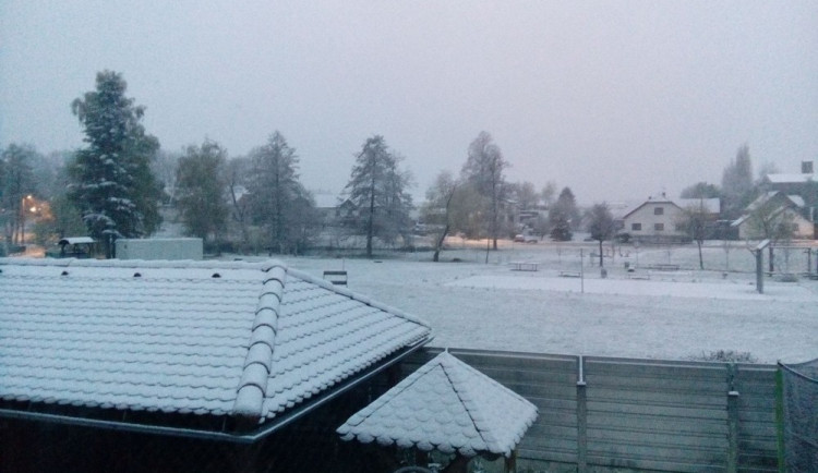 Sníh na konci dubna