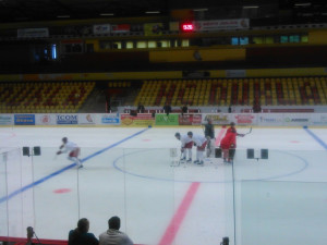 Dukla Jihlava vyjela poprvé na led