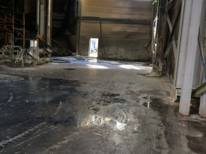 Požár v jihlavském Kronospanu - den poté