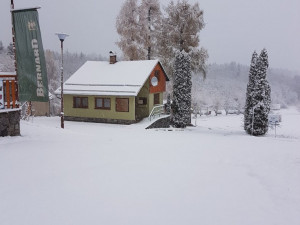 První sníh na Vysočině