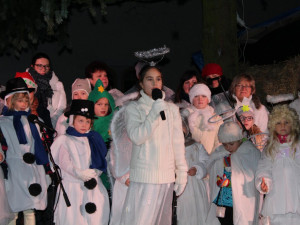 Rozsvícení vánočního stromečku v Cejli na Jihlavsku