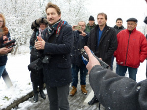 Otevření trolejbusové linky ve Vrchlického ulici