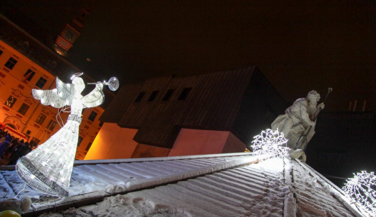 Rozsvícení vánočního stromečku v Jihlavě