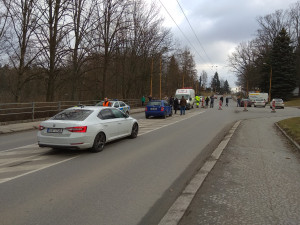 Uzavření Brněnského mostu z důvodu rekonstrukce, duben 2017