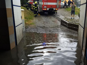 Průtrž mračen na Vysočině, červen 2018