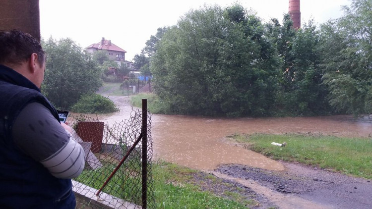 Přívalové deště na Vysočině, červen 2018