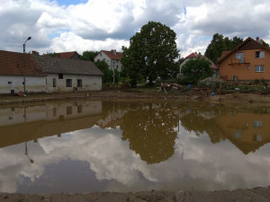 Přívalové deště v Jestřebí