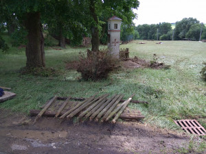 Přívalové deště v Jestřebí