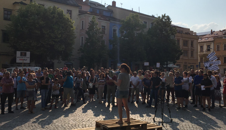 Protesty proti vládě Andreje Babiše v Jihlavě, 5. června 2018