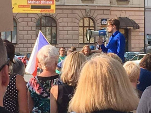 Protesty proti vládě Andreje Babiše v JIhlavě, 5. června 2018