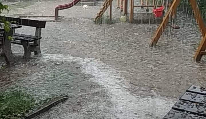 Silný déšť na Vysočině, 10. června 2018