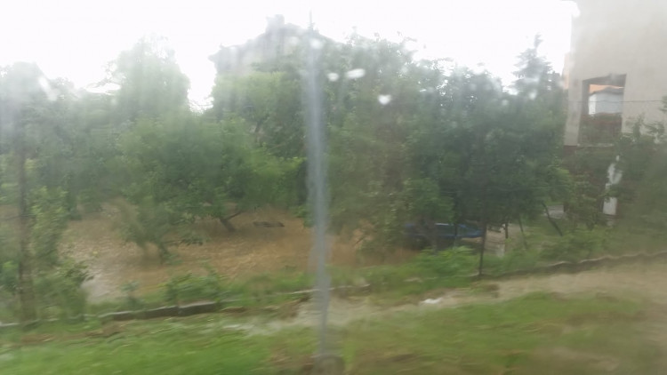 Silný déšť na Vysočině, 10. června 2018