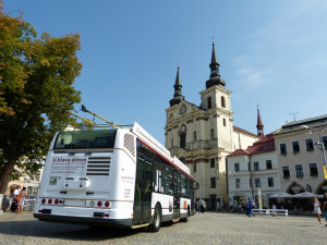 Festivalový trolejbus v Jihlavě