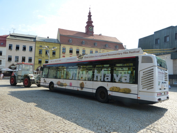 Festivalový trolejbus v Jihlavě