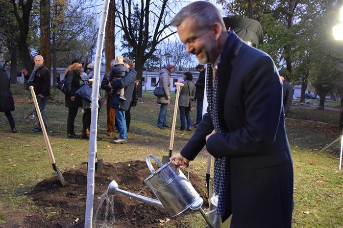 Vysazení Lípy republiky v Jihlavě