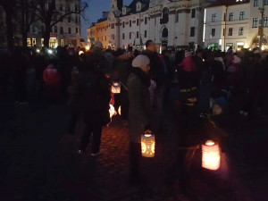 Listopadový lampionový průvod v Jihavě