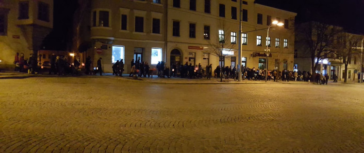 Listopadový lampionový průvod v Jihlavě