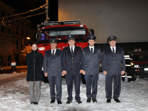 Předvánoční setkání s hasiči na jihlavské radnici
