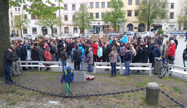Protest na podporu nezávislosti justice