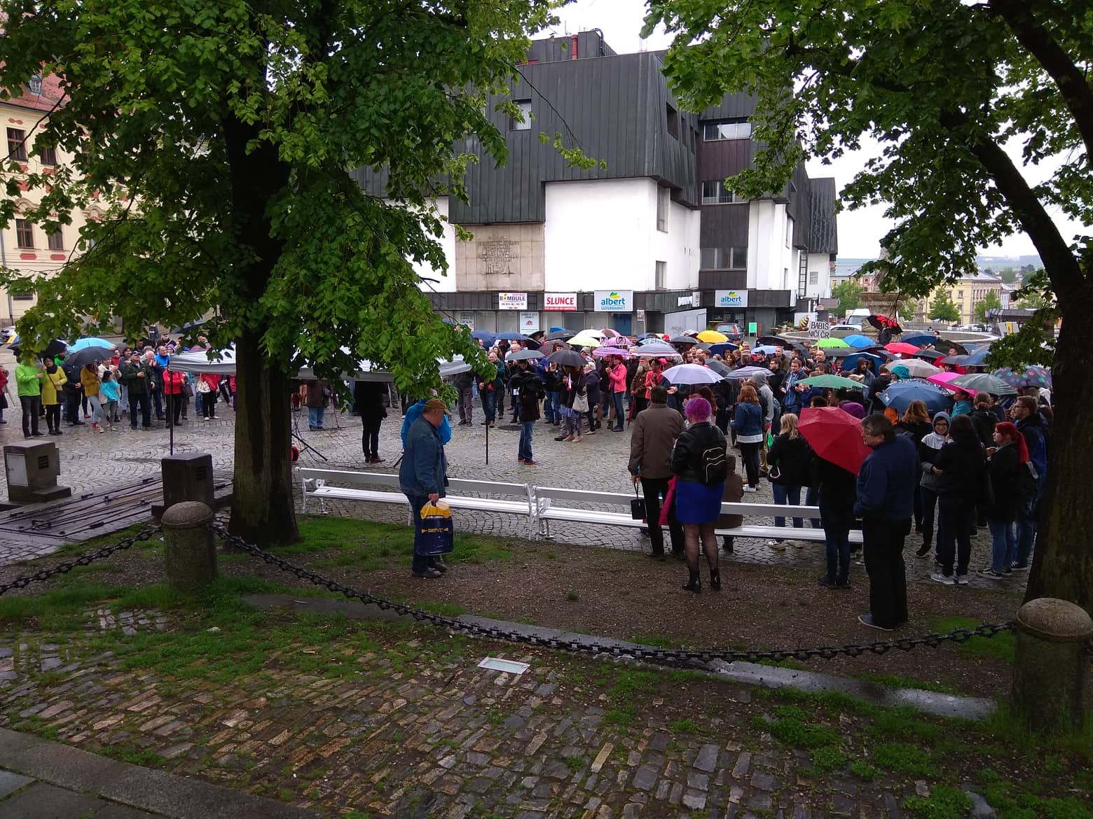 Protest na podporu nezávislosti justice 28.5.2019