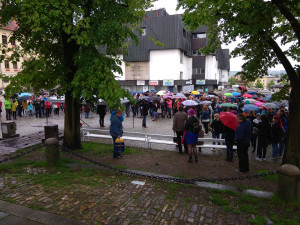 Protest na podporu nezávislosti justice 28.5.2019