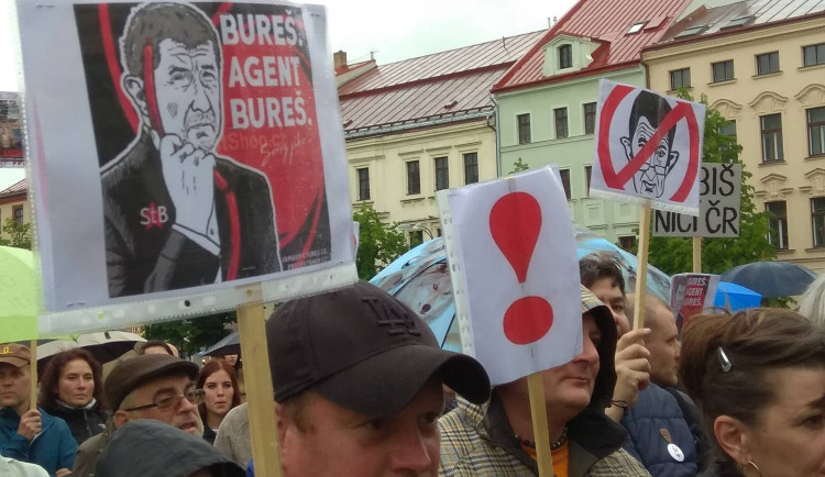 Protest na podporu nezávislosti justice 28.5.2019