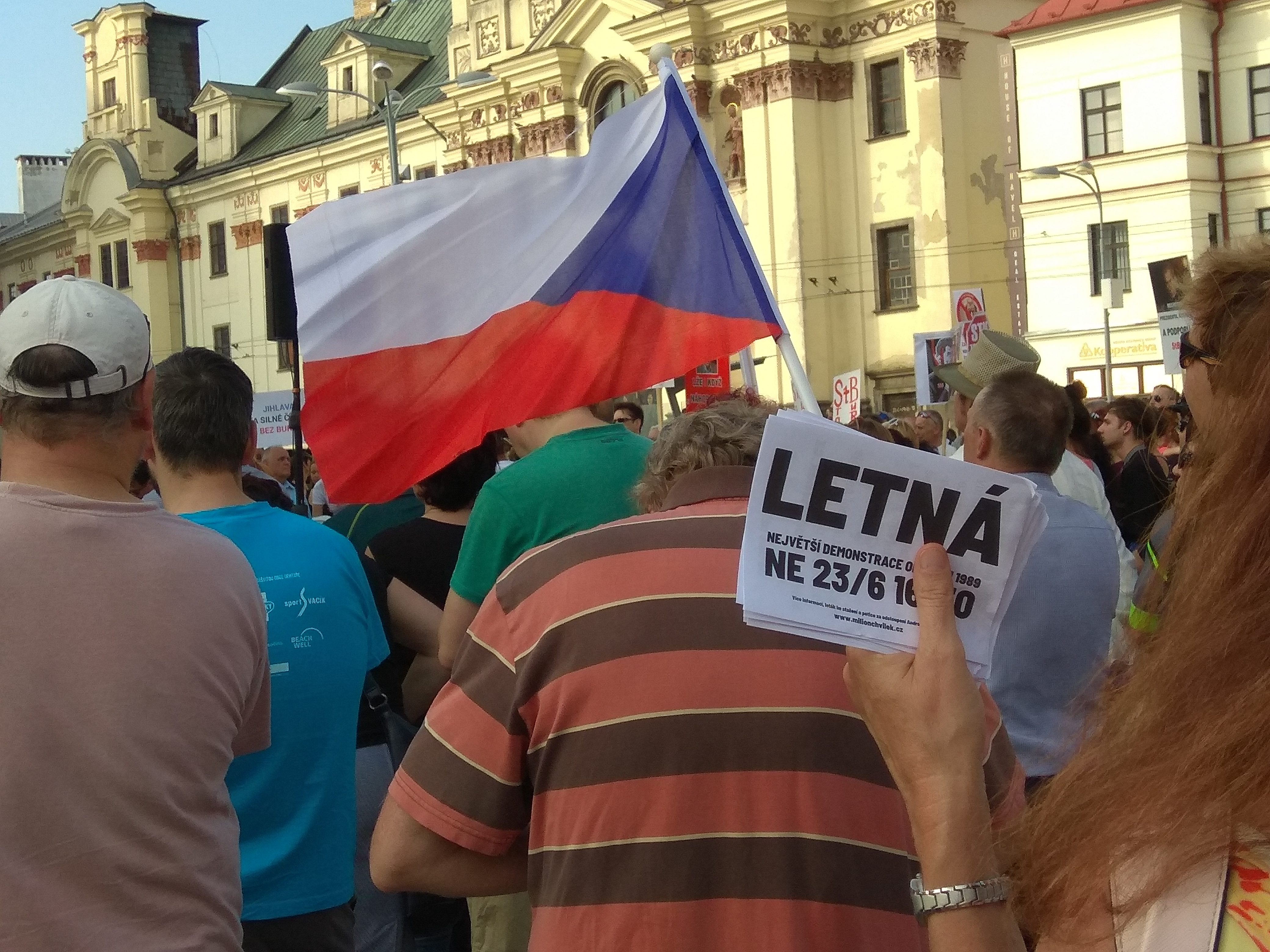 Jihlavský protest za nezávislost justice počtvrté