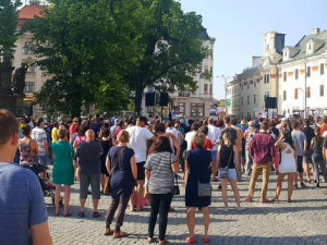 Jihlavský protest za nezávislost justice počtvrté