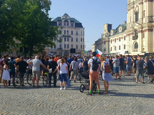 Jihlavský protest za nezávislost justice počtvrté